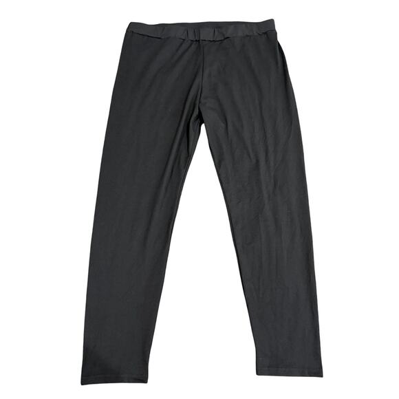 Women's Plus Basic Leggings in Black, Size 3XL - Picture 1 of 3